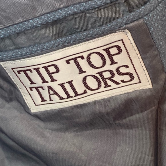 Vintage / 63 % Wool / Baby Blue / Blazer - Picture 8 of 12